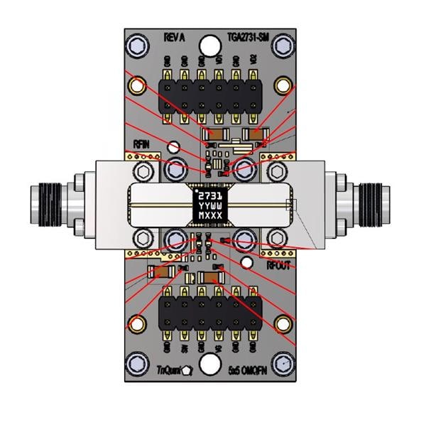 wholesale TGA2731-SM, EVAL PCB RF Development Tools supplier,manufacturer,distributor